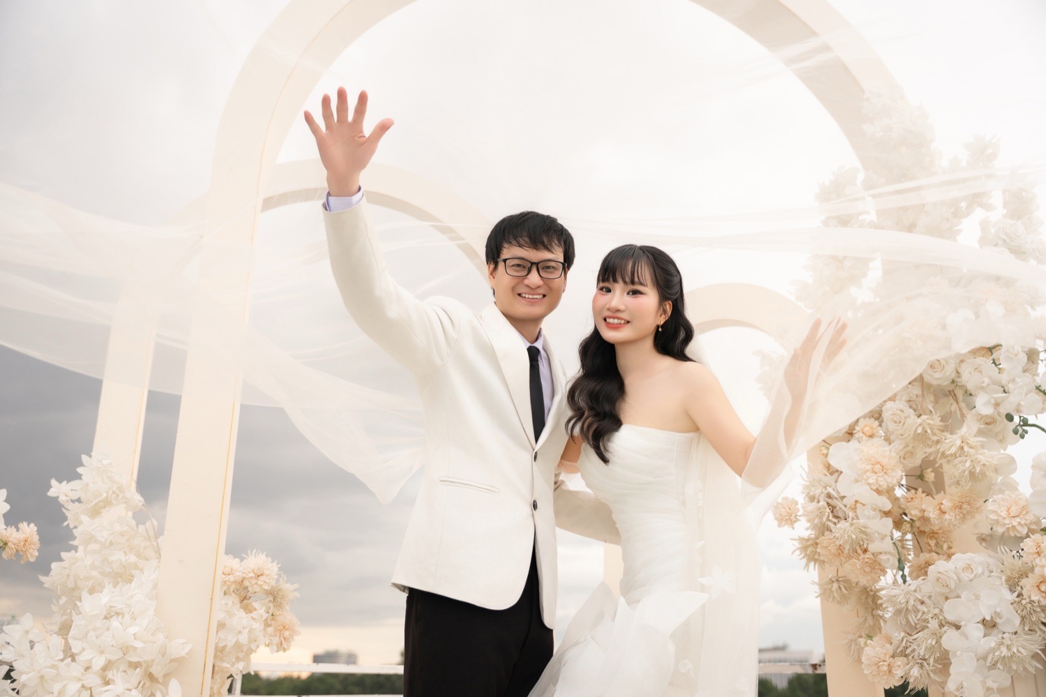 Khoảnh khắc rạng rỡ trên sân thượng